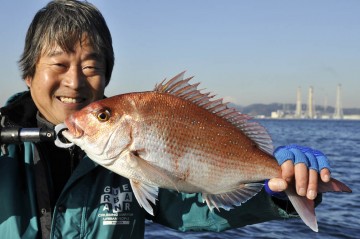 最初は亀さんにピンクが・・・